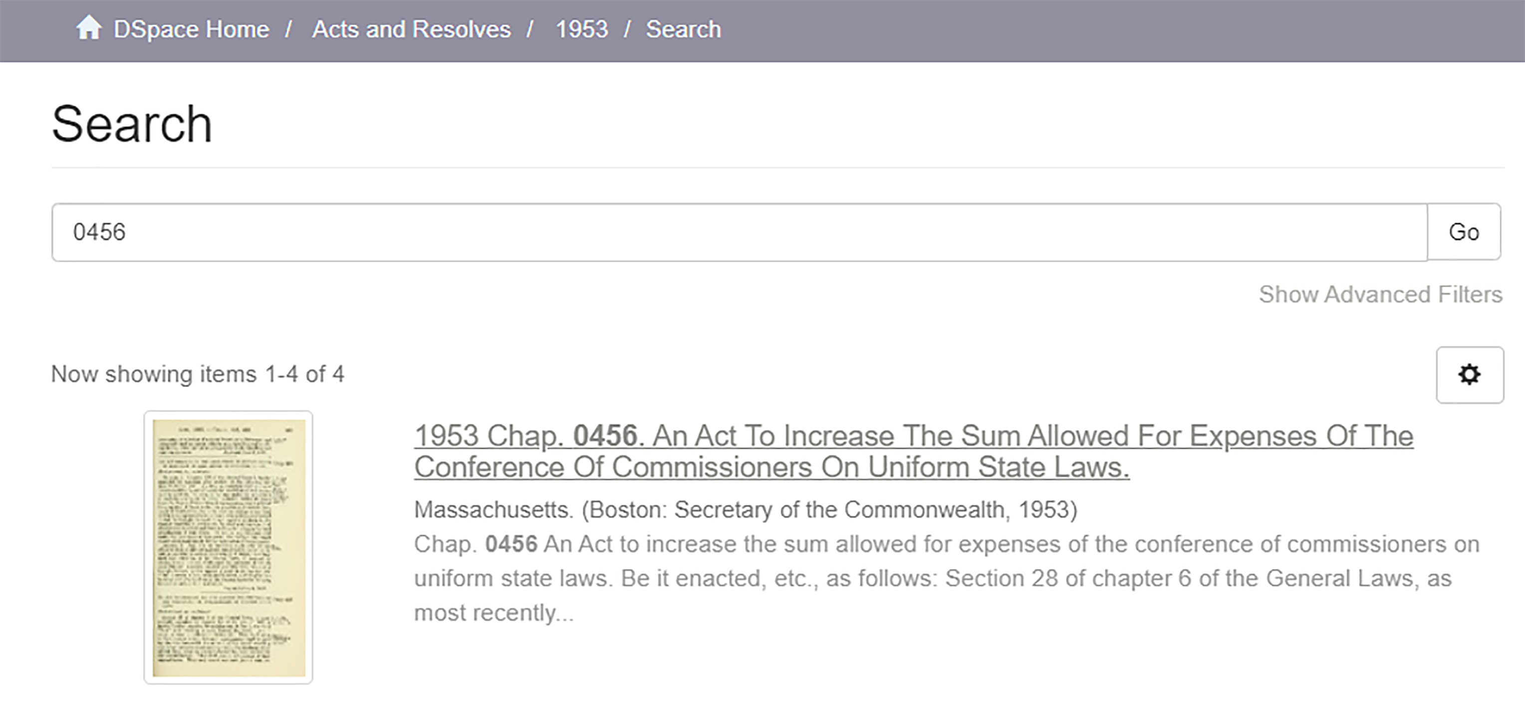 State Library's DSpace Digital Repository Mass.gov